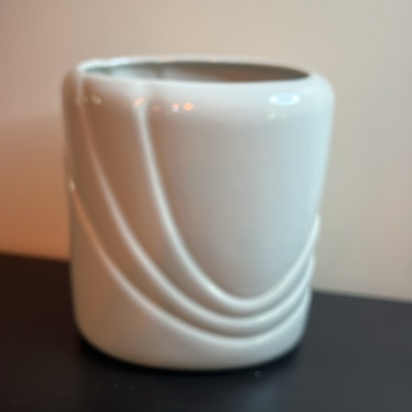 Vintage 1984 Royal Haeger Light Grey Waterfall Vase 4360 - Picture 4 of 5